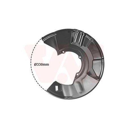 Protection disque frein avant droit