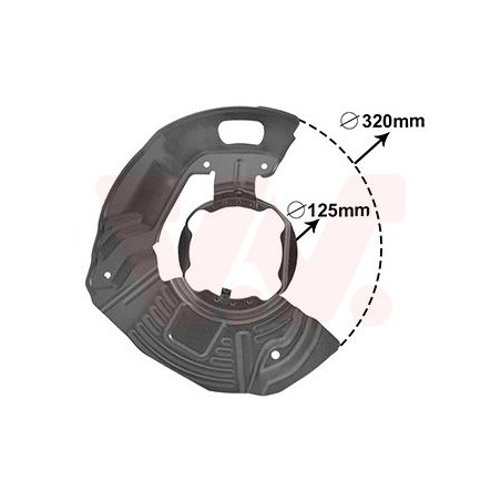 Protection disque frein avant droit