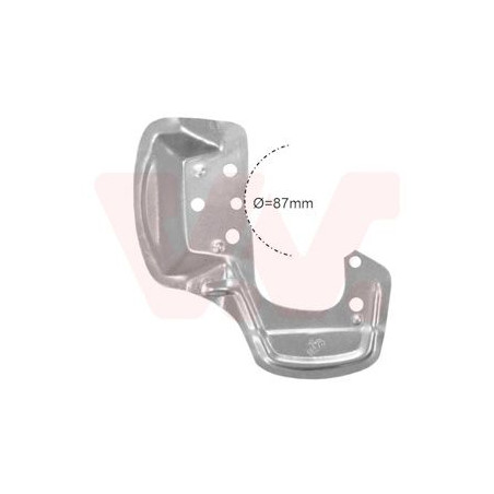 Protection disque frein avant droit