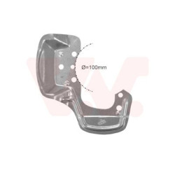 Protection disque frein avant droit
