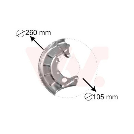 PROTECTION DISQUE FREIN AVANT DROIT 