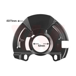 Protection disque frein avant droit