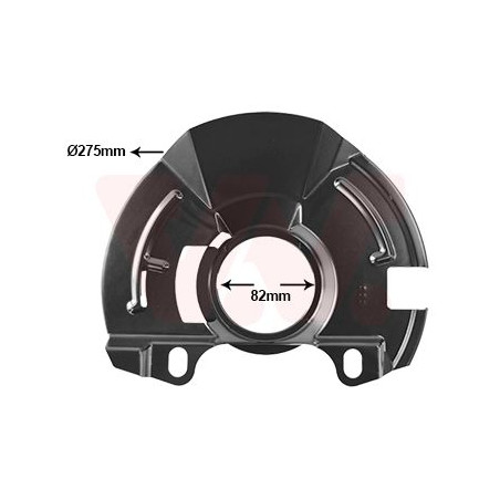 Protection disque frein avant droit