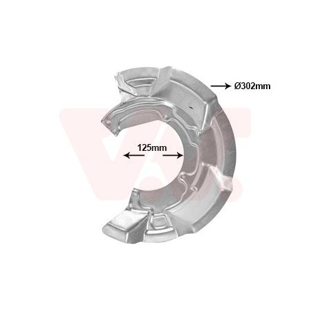 Protection disque frein avant droit