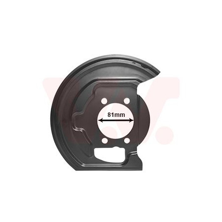 Protection disque frein avant gauche