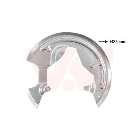 Protection disque frein avant gauche