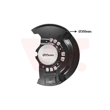 Protection disque frein avant gauche