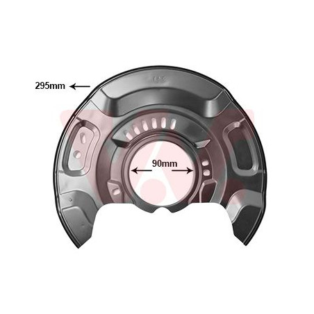 Protection disque frein avant gauche