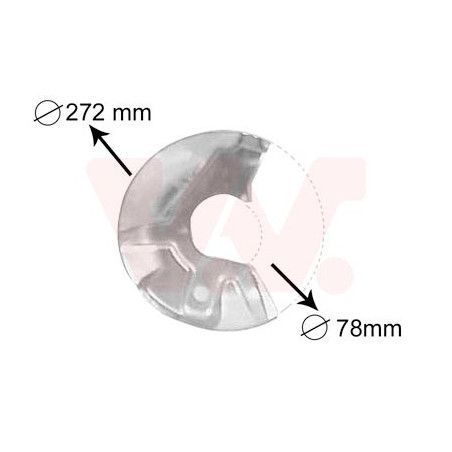 PROTECTION DISQUE FREIN AVANT GAUCHE 