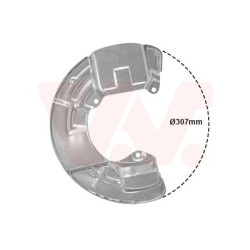 PROTECTION DISQUE FREIN AVANT GAUCHE 