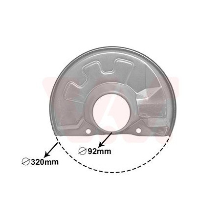 PROTECTION DISQUE FREIN AVANT GAUCHE 
