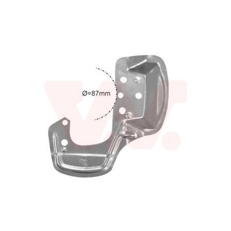 Protection disque frein avant gauche