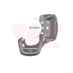 Protection disque frein avant gauche