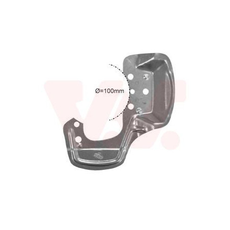 Protection disque frein avant gauche