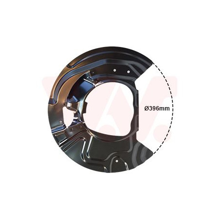 Protection disque frein avant gauche