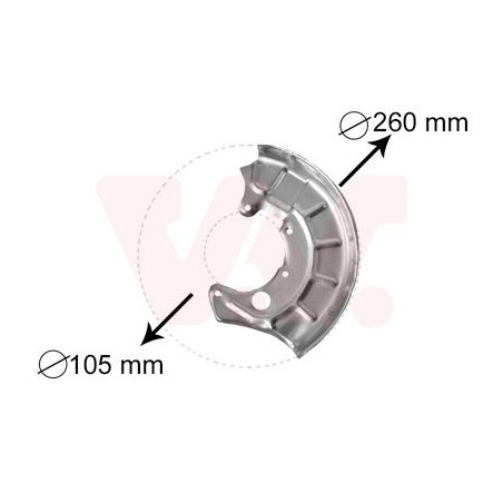 PROTECTION DISQUE FREIN AVANT GAUCHE 