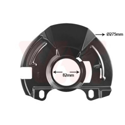 Protection disque frein avant gauche