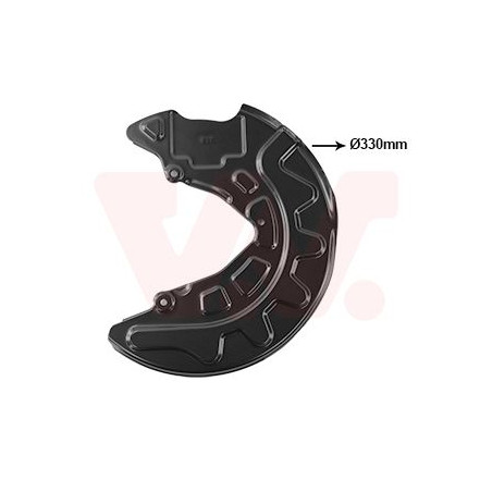 Protection disque frein avant gauche