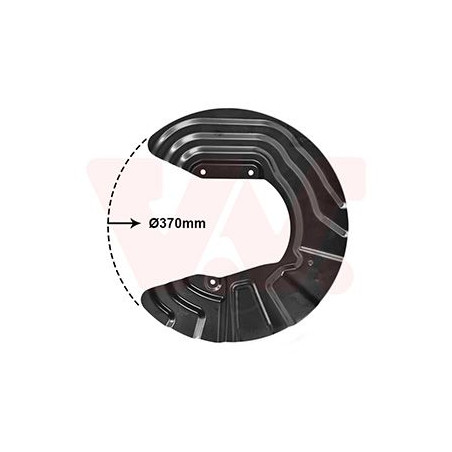 Protection disque frein avant gauche pour diamètre du disque de frein [mm]  328