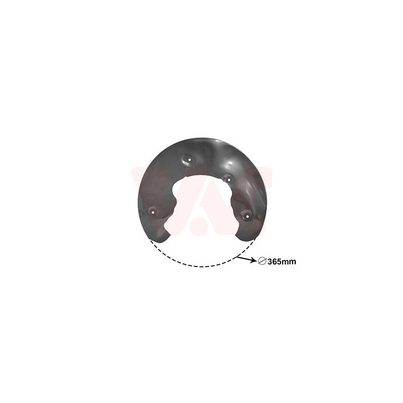 Protection disque frein avant gauche