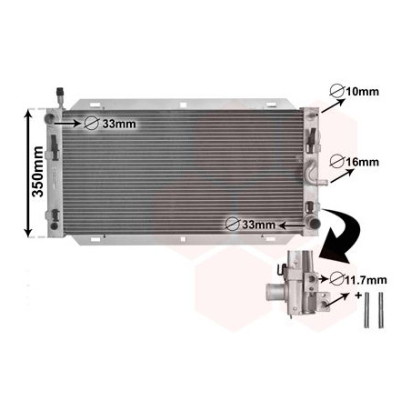 Module refroidissement (radiateur+condensateur)