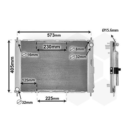 Module refroidissement (radiateur+condensateur)