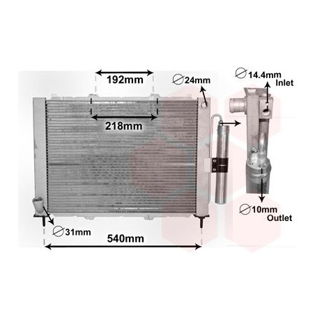 Module refroidissement (radiateur+condensateur)