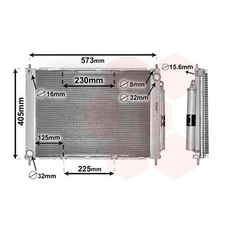Module refroidissement (radiateur+condensateur)