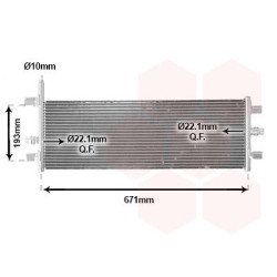 RADIATEUR pour Intercooler Refroidi à eau 1.5 Cooper SE 