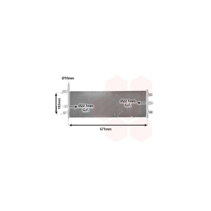 RADIATEUR pour Intercooler Refroidi à eau 1.5 Cooper SE 