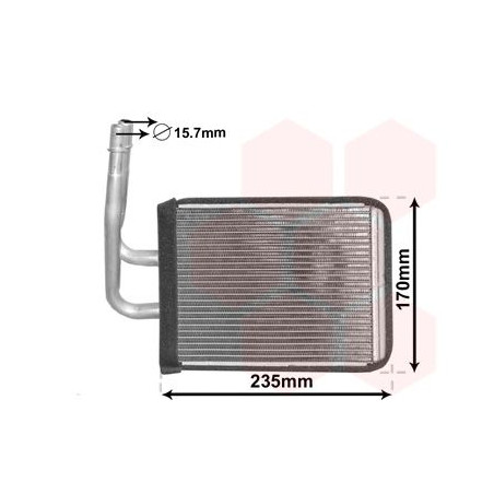 RADIATEUR CHAUFFAGE -09 2.3i DiSi 205x160x26 