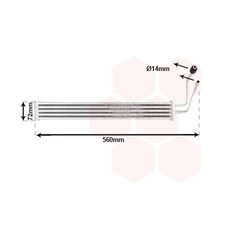 Radiateur direction assistee