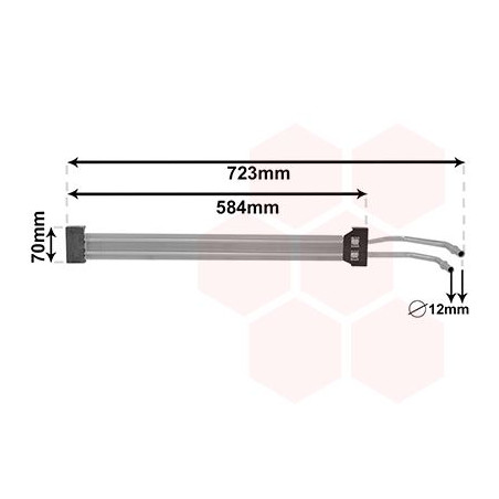 Radiateur direction assistee