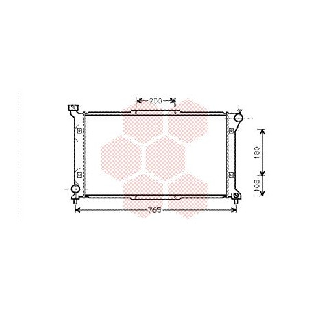 RADIATEUR ESSENCE 95+ 2.0 - 2.2 670x358x17 