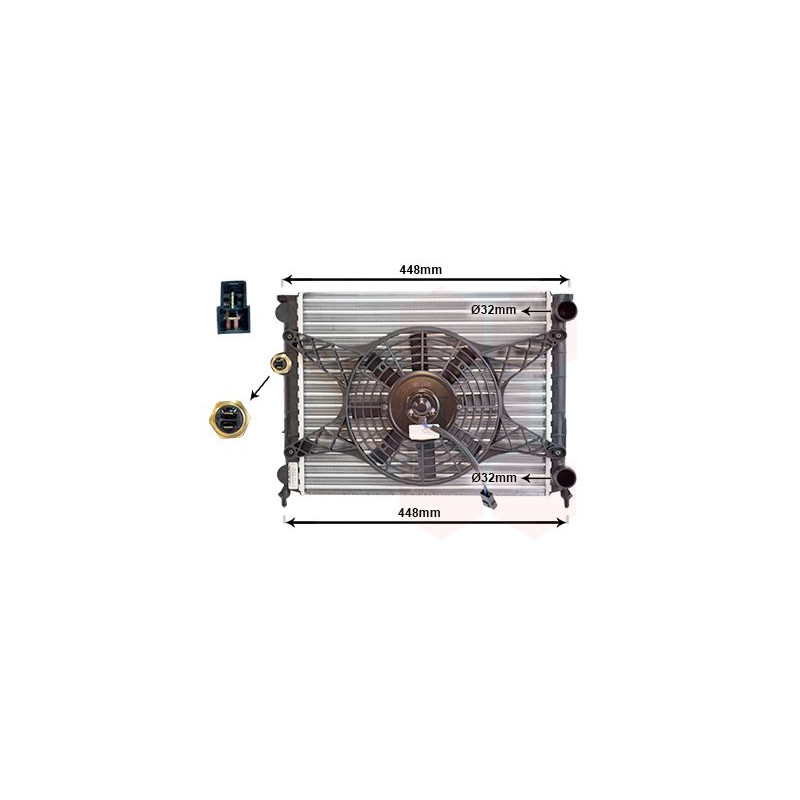 RADIATEUR ESSENCE All + Ventilateur 380x322x23 