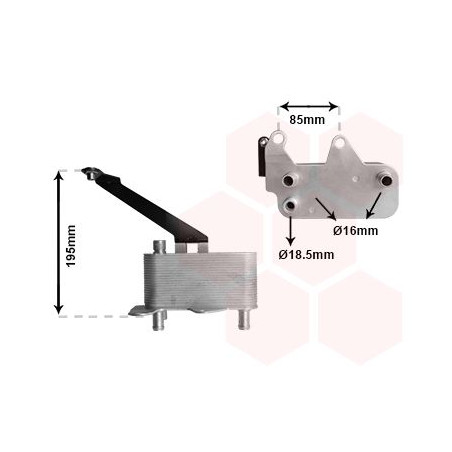 Radiateur huile pour boÎte de vitesse automatique