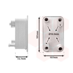 Radiateur huile pour boÎte de vitesse automatique