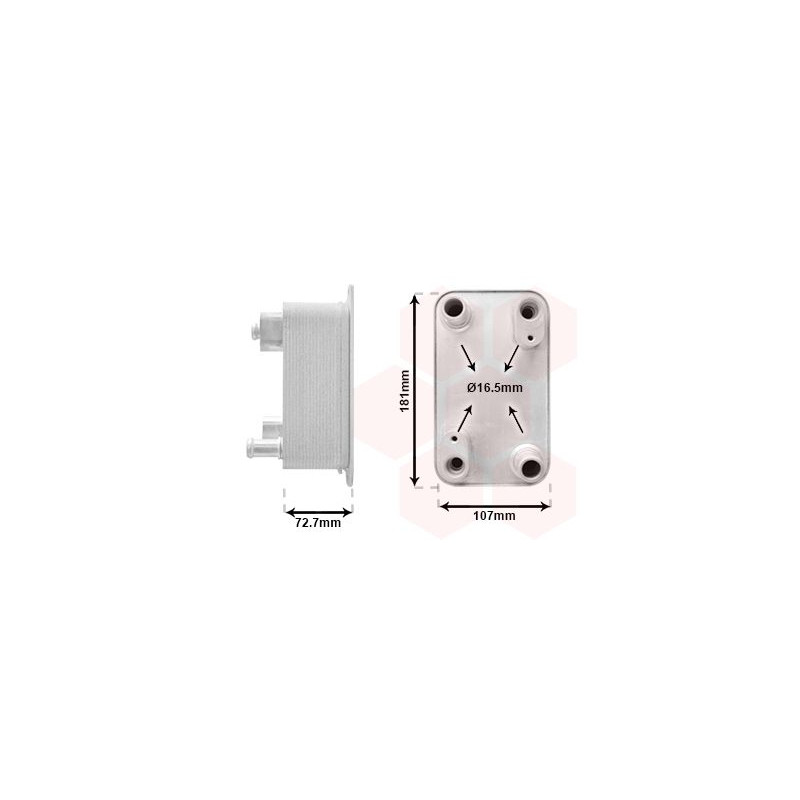 Radiateur huile pour boÎte de vitesse automatique