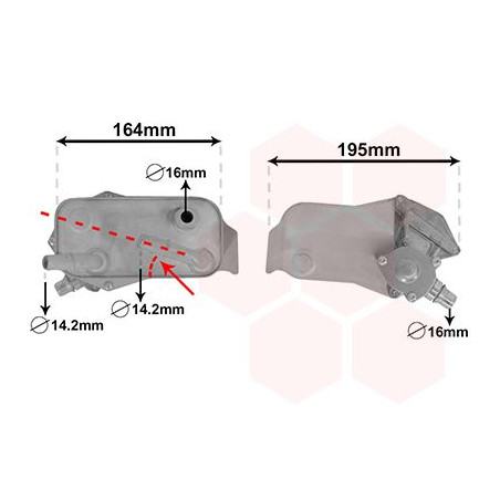 Radiateur huile pour boÎte de vitesse automatique