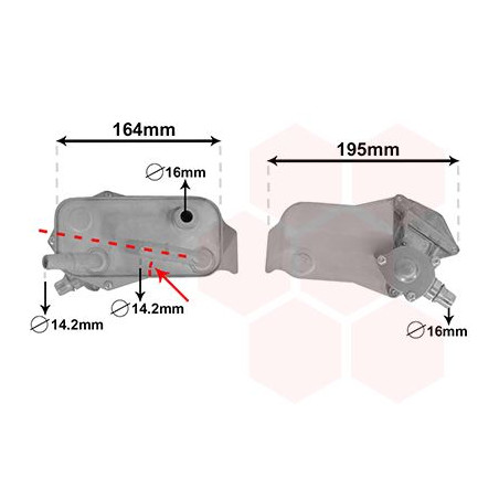 Radiateur huile pour boÎte de vitesse automatique