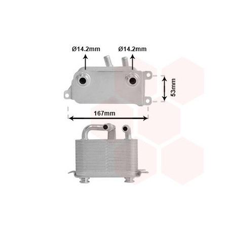 Radiateur huile pour boÎte de vitesse automatique