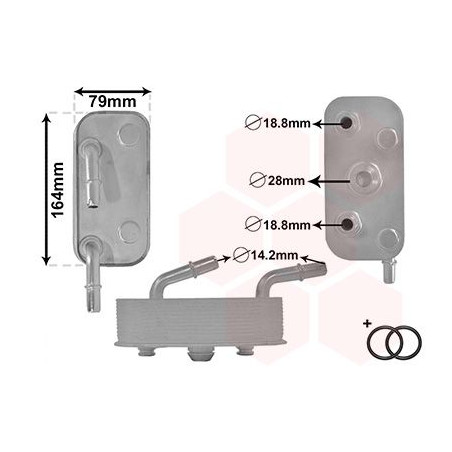 Radiateur huile pour boÎte de vitesse automatique
