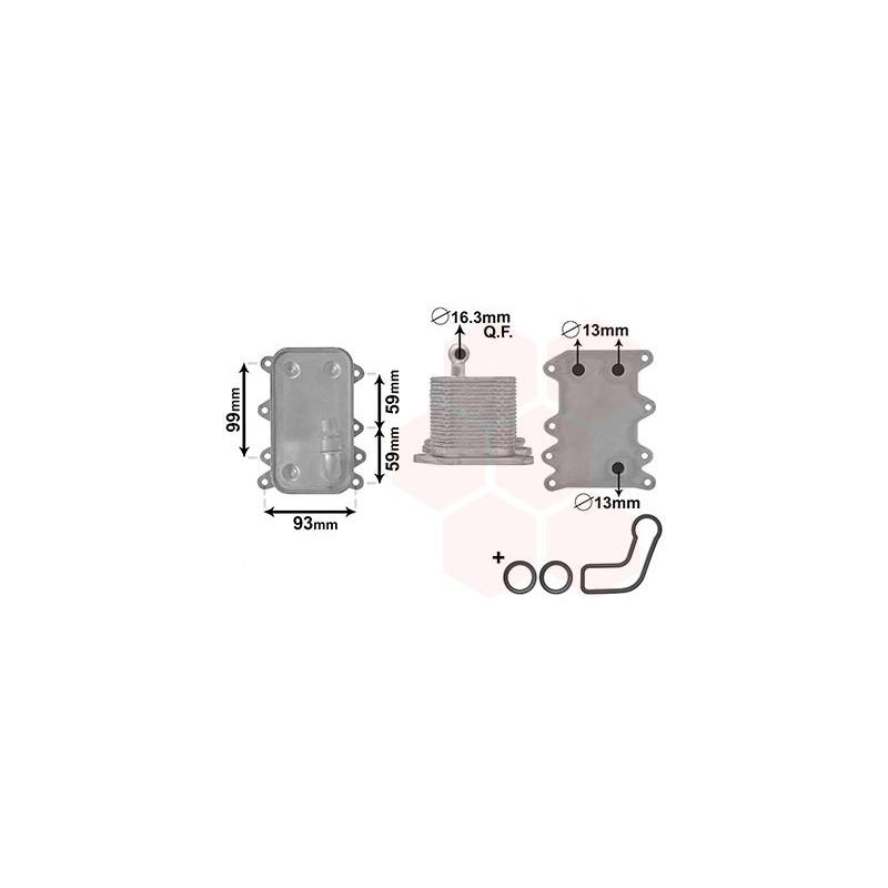 Radiateur huile pour boÎte de vitesse automatique