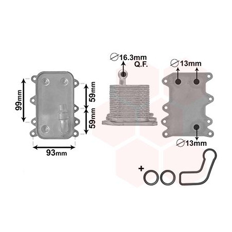 Radiateur huile pour boÎte de vitesse automatique