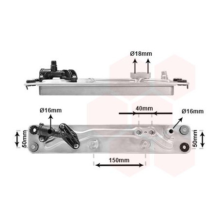 Radiateur huile pour boÎte de vitesse automatique
