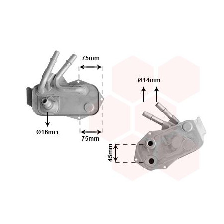 Radiateur huile pour boÎte de vitesse automatique