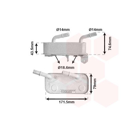 Radiateur huile pour boÎte de vitesse automatique