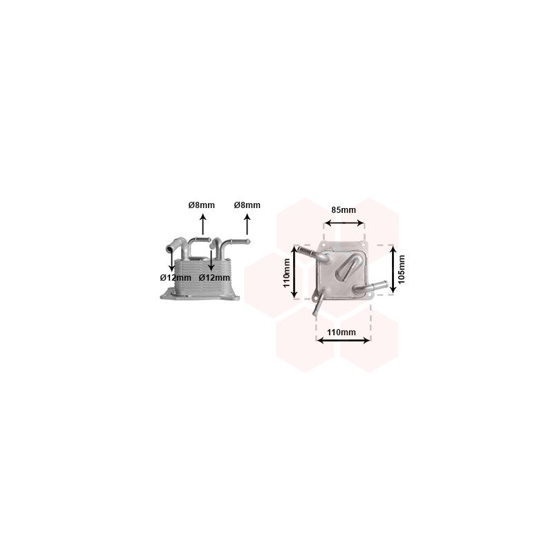 Radiateur huile pour boÎte de vitesse automatique