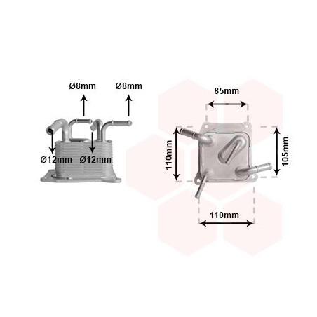 Radiateur huile pour boÎte de vitesse automatique