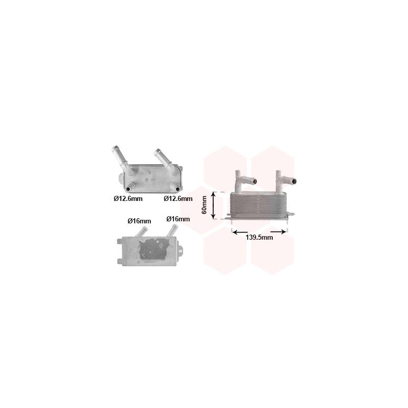 Radiateur huile pour boÎte de vitesse automatique